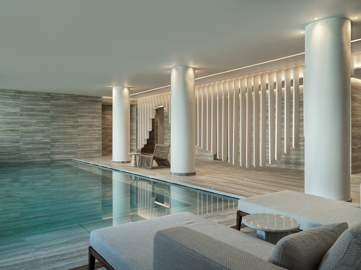 Панорамний басейн із краєвидом 180° на Егейське море і розкішний SANA Spa з сауною, хамамом та мармуровим басейном.